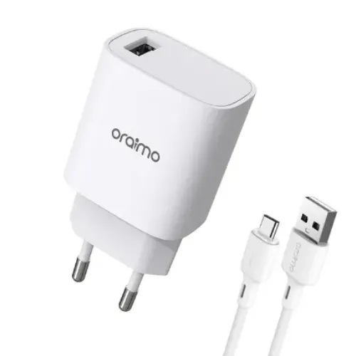 Oraimo Cannon 2 Pro 18W Charger Adapter with Type-C Cable
